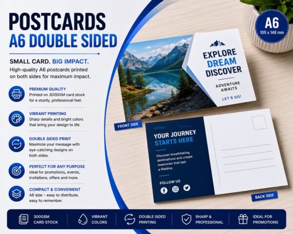Postcards A6 Double Sided (300 gsm)