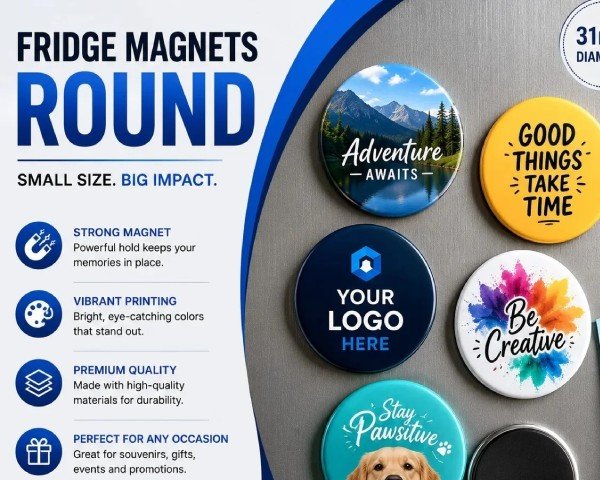Fridge Magnets Round 31mm